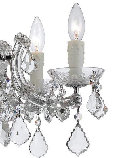 Maria Theresa Crystal 5 Light Mini Chandelier