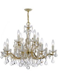 Maria Theresa Crystal 12 Light Chandelier