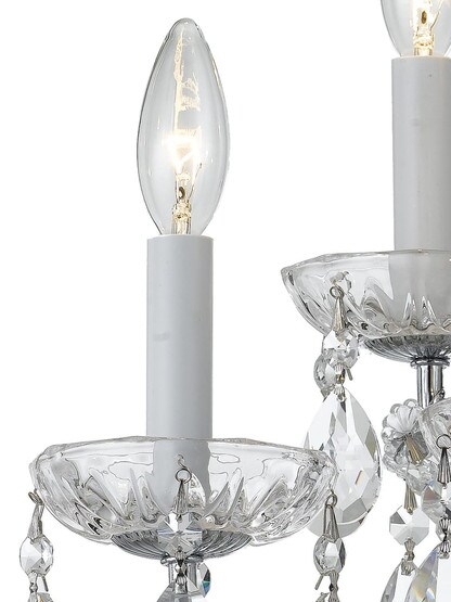 Maria Theresa Crystal 5 Light Wall Mount