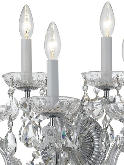 Maria Theresa Crystal 5 Light Wall Mount