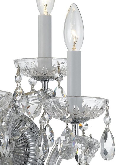 Maria Theresa Crystal 5 Light Wall Mount