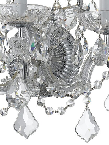 Maria Theresa Crystal 5 Light Wall Mount