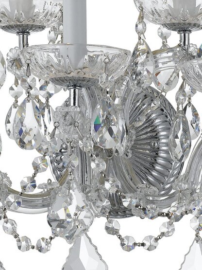Maria Theresa Crystal 5 Light Wall Mount