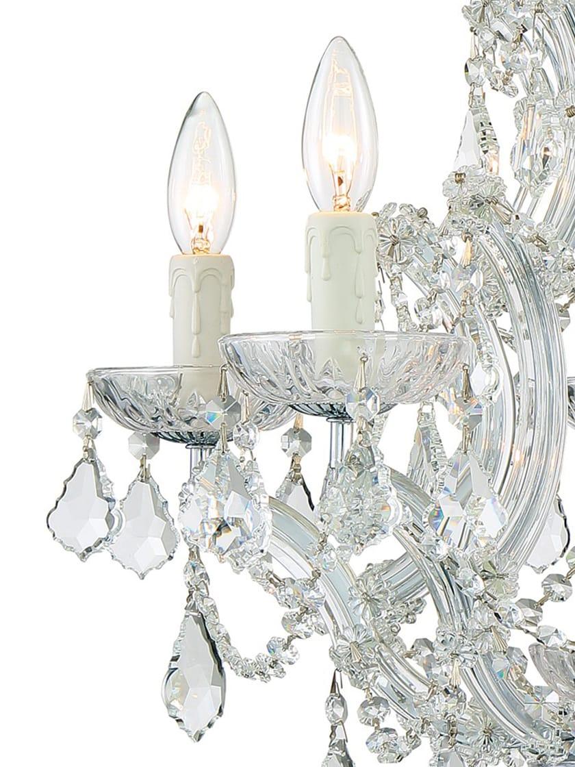 Maria Theresa Clear Crystal 6 Light Mini Chandelier | House of