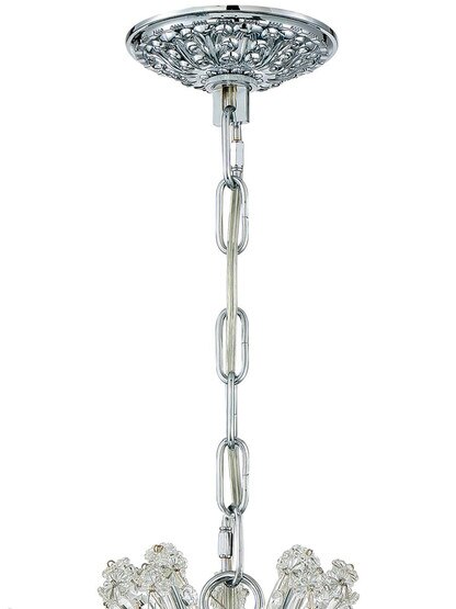 Maria Theresa Clear Crystal 6 Light Mini Chandelier