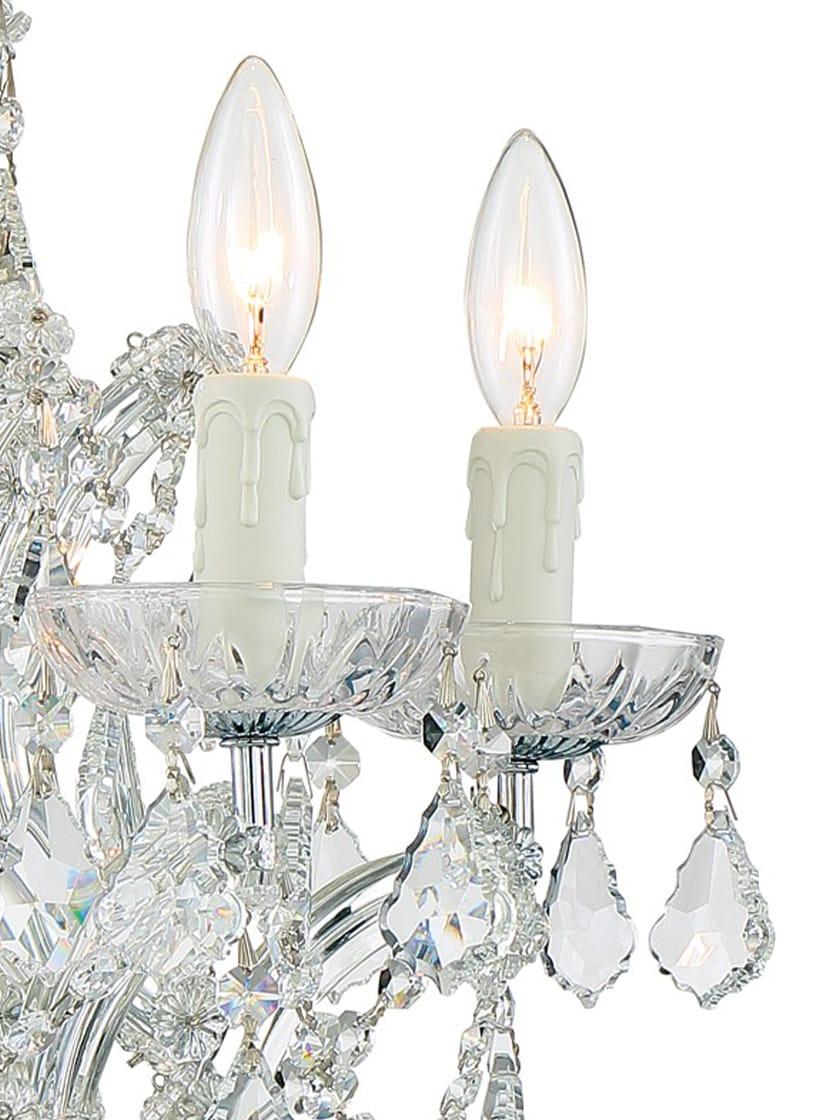 Maria Theresa Clear Crystal 6 Light Mini Chandelier | House of
