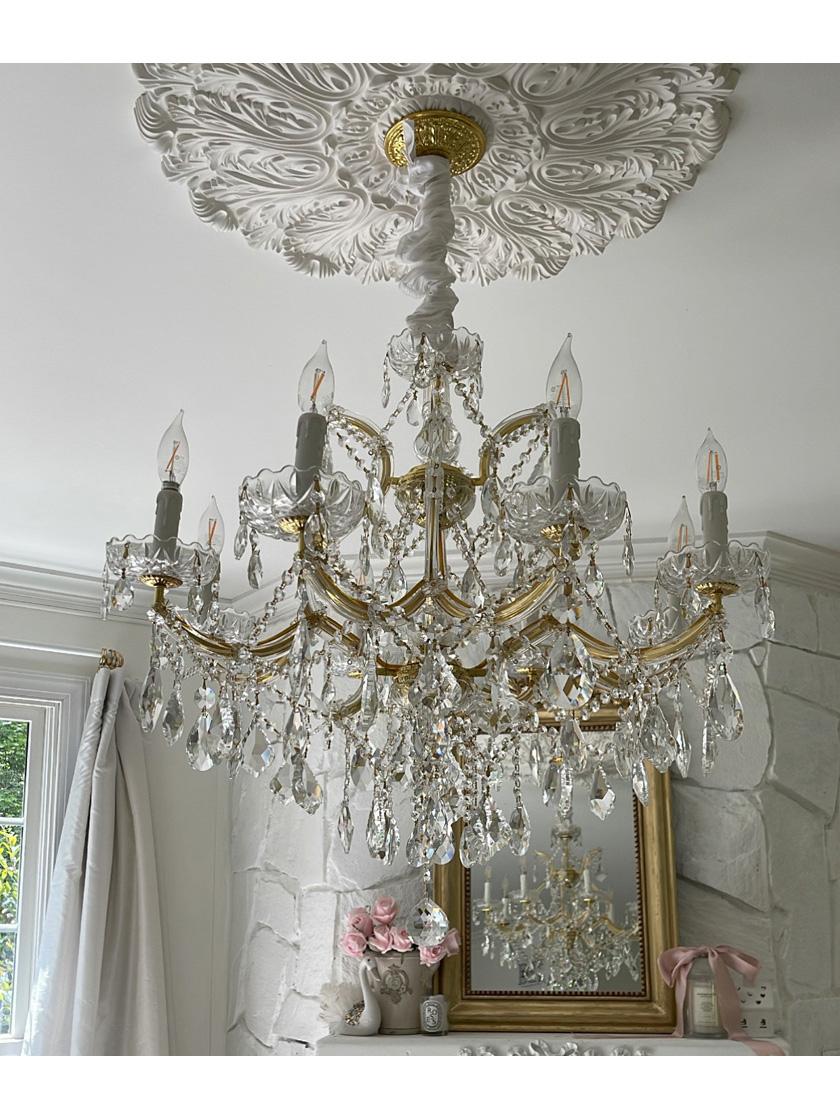【マリアテレサ】 Maria Theresa Clear Crystal 9 Light Chandelier | House of Antique