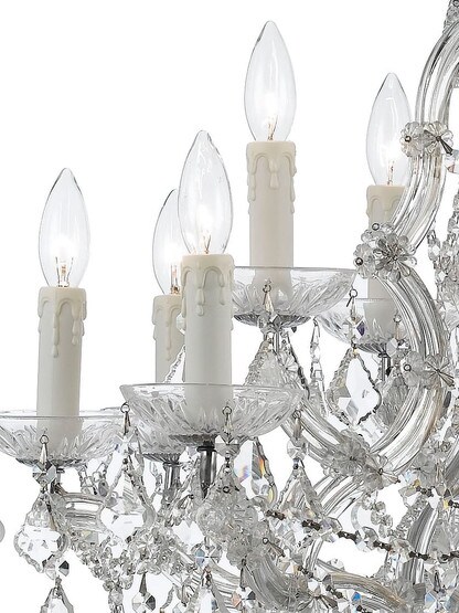 Maria Theresa Clear Crystal 13 Light Chandelier