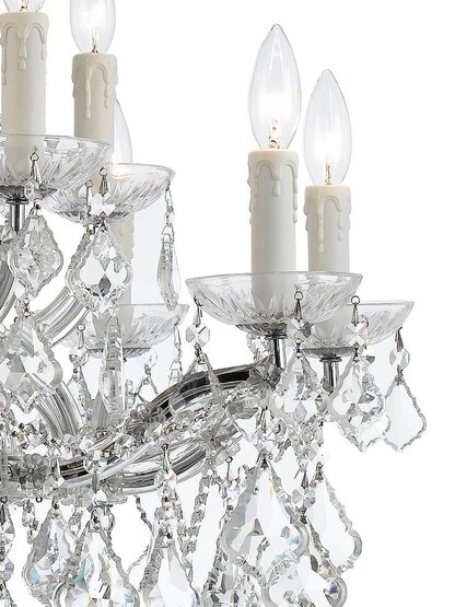 Maria Theresa Clear Crystal 13 Light Chandelier