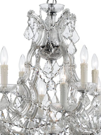 Maria Theresa Clear Crystal 13 Light Chandelier