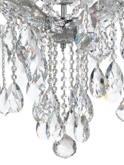 Maria Theresa Clear Crystal and Glass 13 Light Chandelier