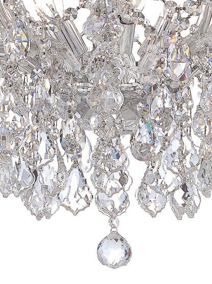 Maria Theresa Large Chandelier With Clear Crystals In Gold or Chrome Finishes
