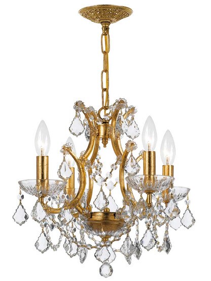 Alternate View of Filmore 4 Light Mini Chandelier.