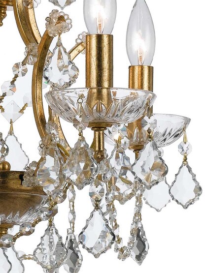 Alternate View 2 of Filmore 4 Light Mini Chandelier.