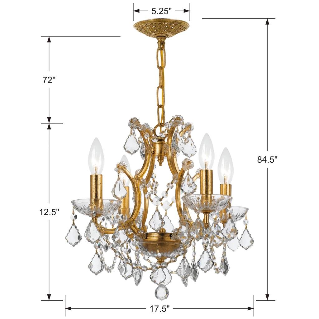 Filmore 4 Light Mini Chandelier