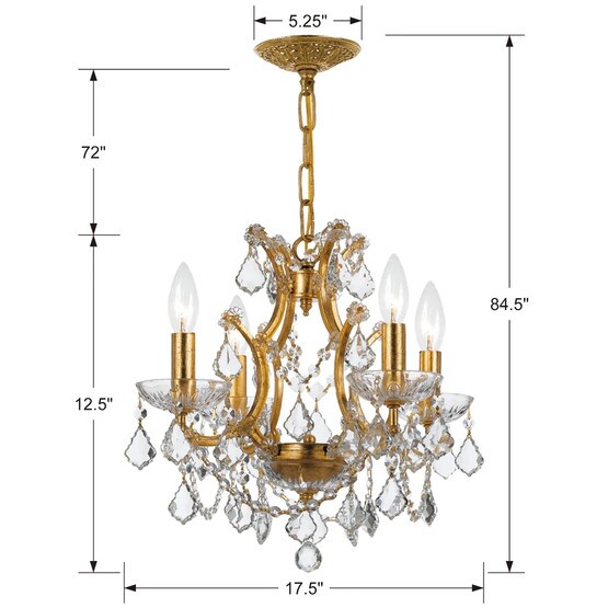 Filmore 4 Light Mini Chandelier
