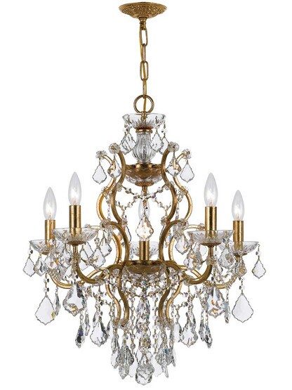 Alternate View of Filmore 6 Light Chandelier.