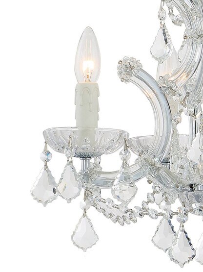Maria Theresa Crystal 4 Light Mini Chandelier