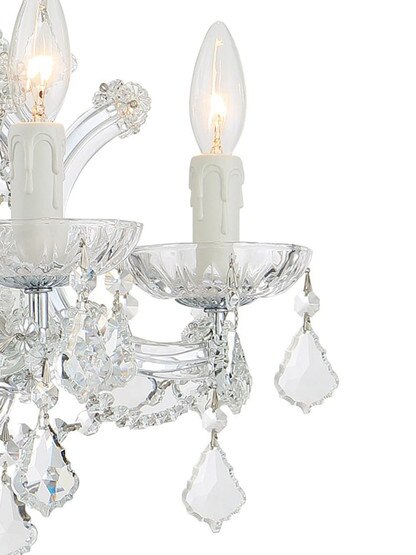 Maria Theresa Crystal 4 Light Mini Chandelier