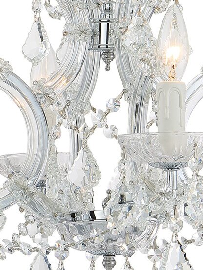 Maria Theresa Crystal 4 Light Mini Chandelier
