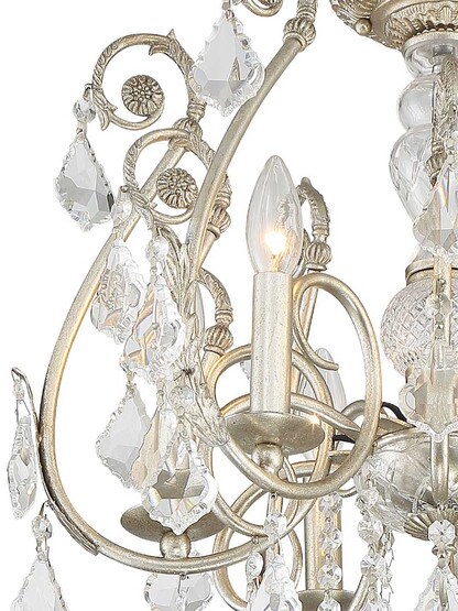 Alternate View of Regis 6 Light Ceiling Mount.