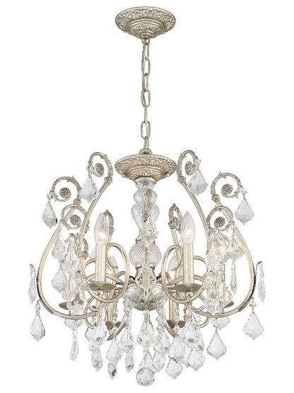Alternate View of Regis 6 Light Chandelier.