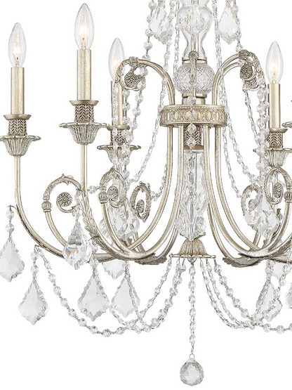 Alternate View 2 of Regis 6 Light Chandelier.