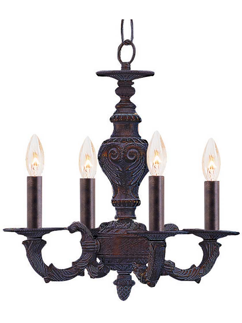 Sutton Wrought Iron Mini Chandelier, image size:840x1120