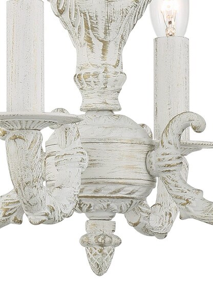 Sutton Wrought Iron Mini Chandelier
