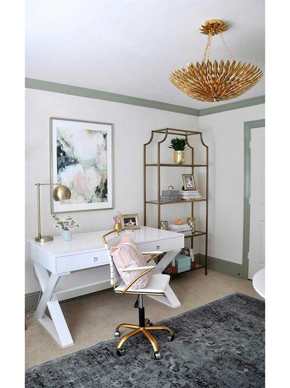 Alternate View of Broche 6-Light Chandelier.