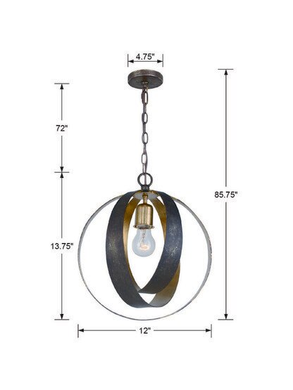 Luna 1-Light Pendant