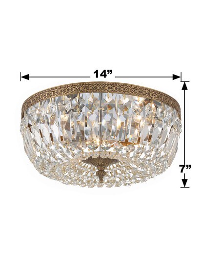 Carrington 14" Flush-Mount Ceiling Light