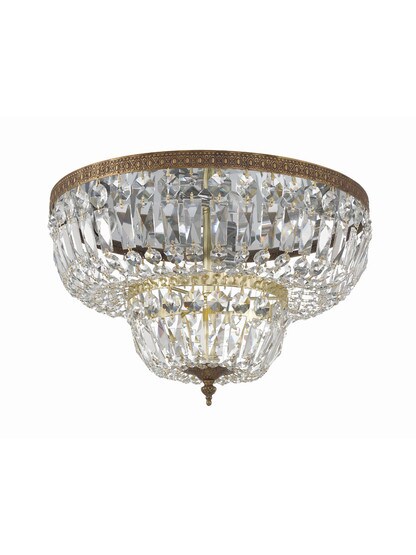 Carrington 18" Two-Tier Flush Mount Ceiling Light