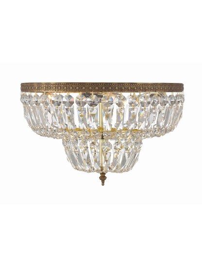 Carrington 18" Two-Tier Flush Mount Ceiling Light