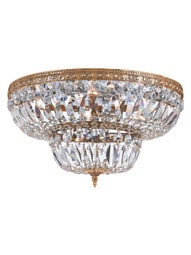 Carrington 24" Two-Tier Flush Mount Ceiling Light