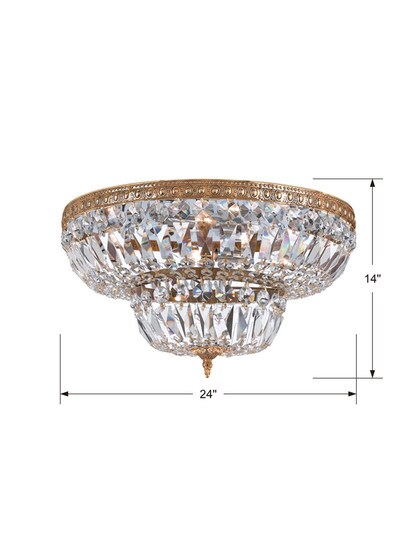 Carrington 24" Two-Tier Flush Mount Ceiling Light