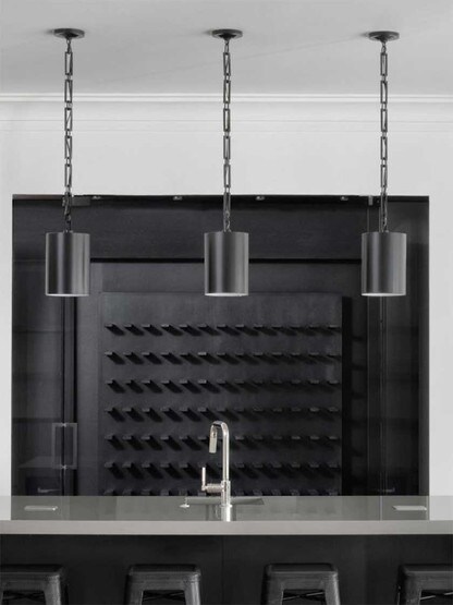 Alternate View 3 of Alston 1 Light Mini Chandelier.