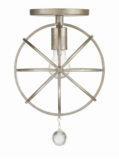 Solaris 9" Flush-Mount Ceiling Light