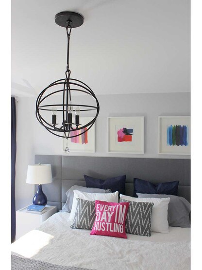 Alternate View 2 of Solaris 3 Mini Chandelier.