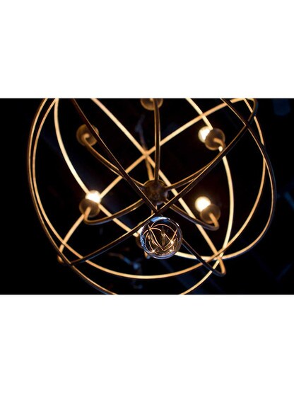 Alternate View 4 of Solaris III 6-Light Chandelier.