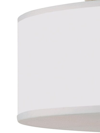 Luxo Flush Mounted Ceiling Light In Satin Nickel