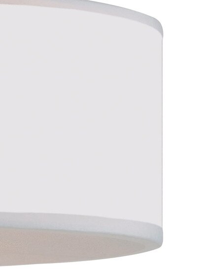 Luxo Flush Mounted Ceiling Light In Satin Nickel