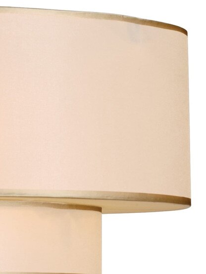 Luxo Two Tier Pendant In Antique Brass