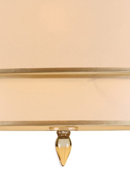 Luxo Two Tier Pendant In Antique Brass