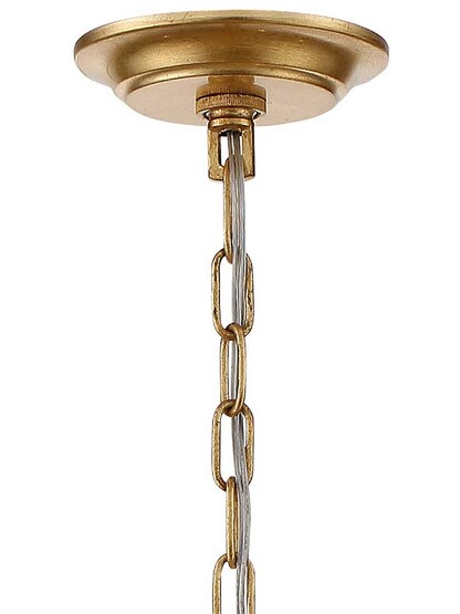 Alternate View 3 of Arcadia 8 Light Chandelier.