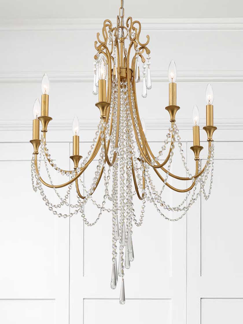 Arcadia 8 Light Chandelier | House of Antique Hardware