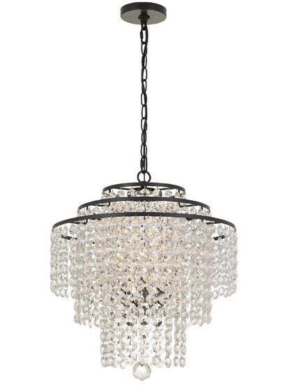 Alternate View of Arielle 4 Light Chandelier.
