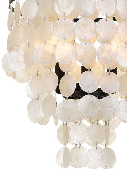 Alternate View of Brielle 3 Light Ceiling Mount.