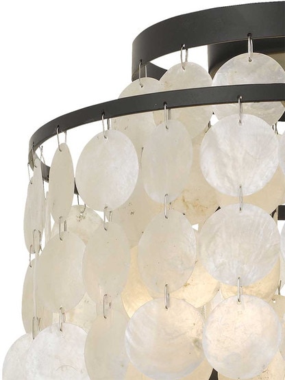 Alternate View 2 of Brielle 3 Light Ceiling Mount.