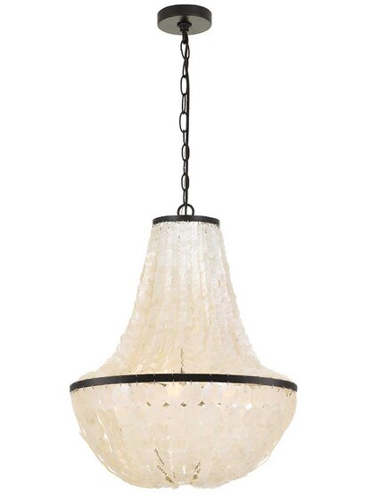 Alternate View of Brielle 6 Light Chandelier.